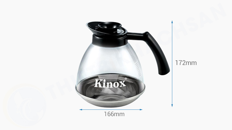 Kích thước bình đựng cafe Kinox 8893