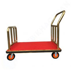 xe đẩy hành lý kiểu chữ U inox mạ vàng XL1207 hinh3