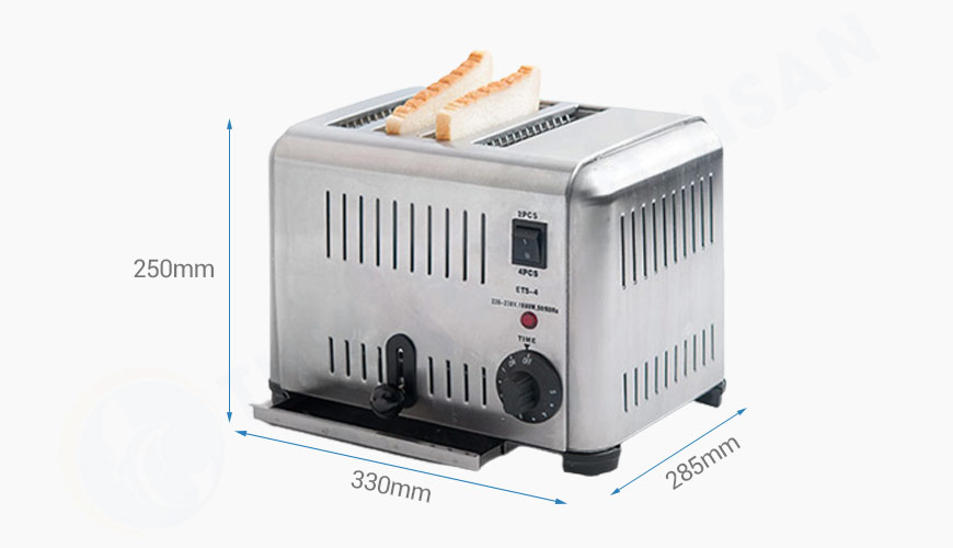 Kích thước máy nướng bánh mì sandwich 4 lát ETS-4
