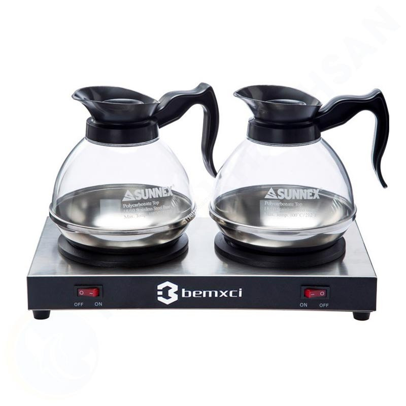 Bếp hâm cà phê đôi Bemxci có 2 bình đựng Sunnex CF23-B11 hinh2