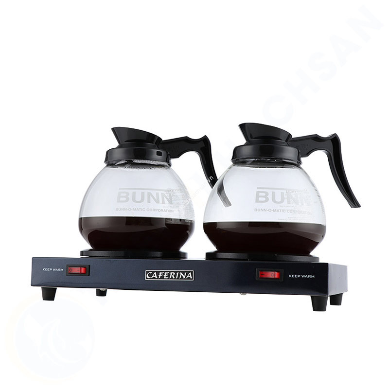 Bếp hâm cafe đôi và 2 bình thủy tinh Bunn CF23-B4