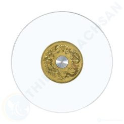Mâm xoay tròn đế long phụng vàng 90cm MX634-G90