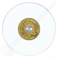 Mâm xoay tròn đế long phụng vàng 110cm MX636-G110