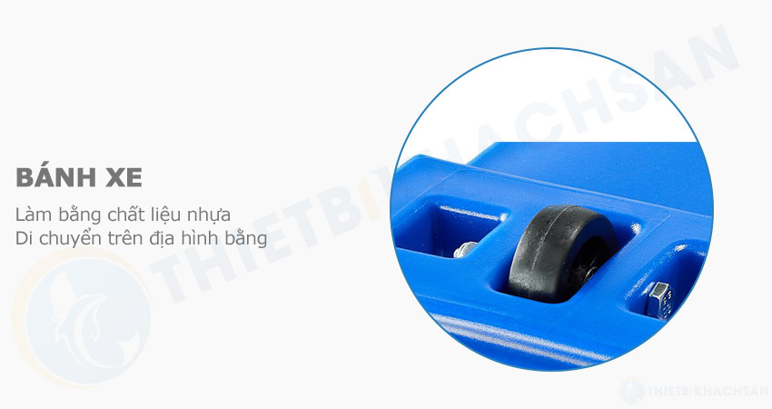 Bánh xe của thùng giữ nhiệt 90 lít màu xanh dương TN5709
