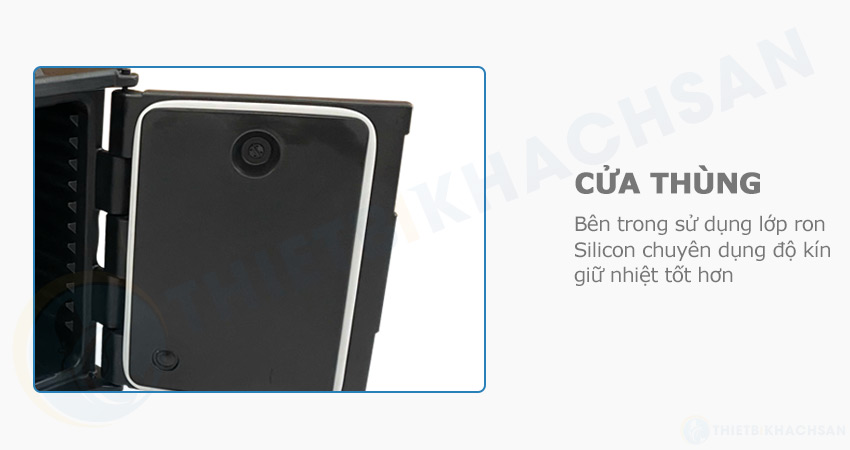 Ron silicon trên thùng giữ nhiệt 90 lít màu đen TN5706